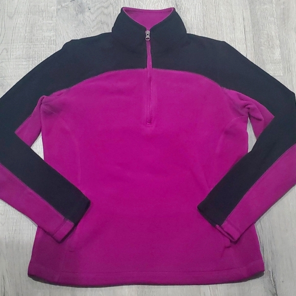 Women's Tek Gear® Soft Fleece Half Zip Top sz Small - Picture 1 of 3